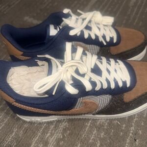 Men's Size 11- Nike Air Force 1 '07 Winter Ale Brown Midnight Navy FQ8744-410